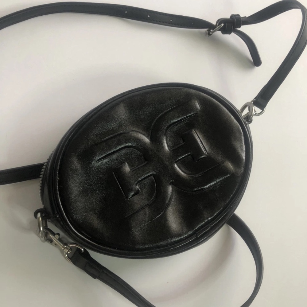 Sam Edelman black crossbody bag NWOT vegan faux leather